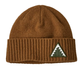 Muts Patagonia Brodeo Beanie Dawn Tracks Patch Shelter Brown