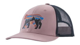Pet Patagonia Kids Trucket Hat Fitz Roy Lynx Stormy Mauve