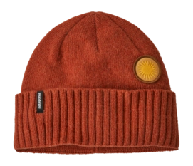 Muts Patagonia Brodeo Beanie Spirited Sun Burnished Red