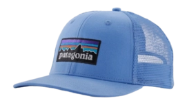 Pet Patagonia Unisex P-6 Logo Trucker Hat Abundant Blue