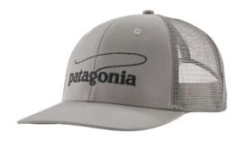 Pet Patagonia Unisex Take a Stand Trucker Hat Casting Logo: Forever Grey