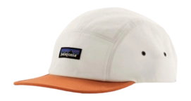 Kappe Patagonia P-6 Label Maclure Hat Unisex Birch White w/Rock Melon