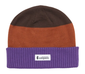 Muts Cotopaxi Unisex Alto Beanie Black Violet / Rusty - One Size