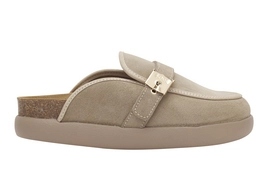 Sabots Scholl Women Kendall Suede Sa Dark Beige