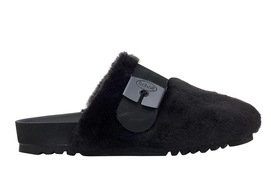 Clog Scholl Alaska 3.0 Synthetic Fur Damen Black