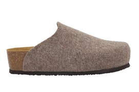 Klomp Scholl Women Charlene Felt Light Brown
