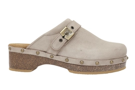 Clog Scholl Pescura Clog 50 Cork Suede Sa Damen Beige