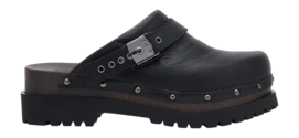 Sabots Scholl Women Cindy Leather T Black