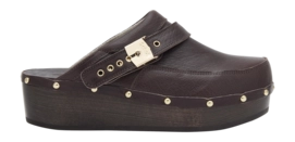 Sabots Scholl Women Withney Leather T Dark Brown