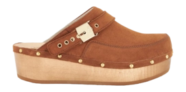 Clog Scholl Withney Suede Tee Damen Brandy