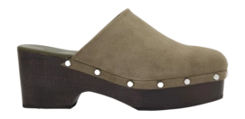 Klomp Scholl Women Hailey Suede Te Khaki