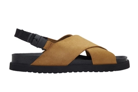 Sandaal Scholl Men William E Suede Light Brown