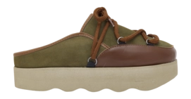 Sabots Scholl Women Lindsay E Suede Leather Brandy Forest