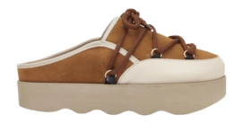 Sabots Scholl Women Lindsay E Suede Leather Chalk Brandy