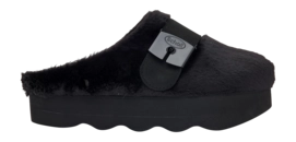 Clog Scholl Greta E Synthetic Fur Damen Black