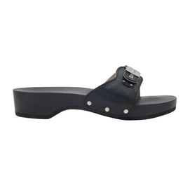 Tongs Scholl Women Pescura Talon Cuir Tris Black