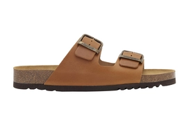 Tongs Scholl Men Julien New Leather Mens Cognac