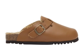 Clog Scholl Women Fae New F Leather Cognac