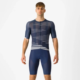 Fietsbroek Castelli Men Superleggera Bibshort Belgian Blue