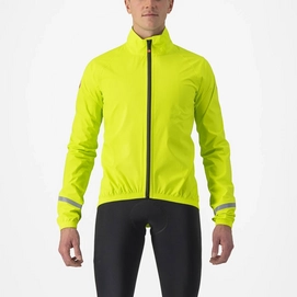 Veste de Vélo Castelli Men Emergency 2 Rain Jacket Electric Lime