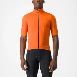 Fietsjack Castelli Men Perfetto Ros 2 Wind Jersey Red Orange
