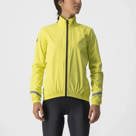 Fietsjack Castelli Women Emergency 2 Rain Jacket Brilliant Yellow