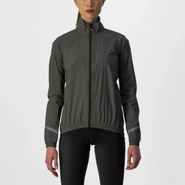 Veste de Vélo Castelli Women Emergency 2 Rain Jacket Military Green