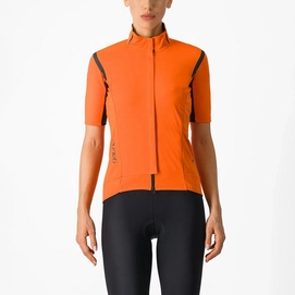 Fietsjack Castelli Women Gabba Ros 2 Red Orange/Black Reflex