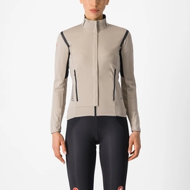 Fietsjack Castelli Women Perfetto Ros 2 Jacket Clay/Black Reflex