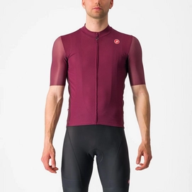 Maillot de Cyclisme Castelli Homme Endurance Elite Jersey Bordeaux