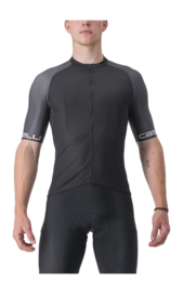 Maillot de Cyclisme  Castelli Homme Entrata Vi Jersey Light Black/Dark Gray-Silver G