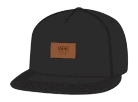 Cap Vans Unisex Off The Wall Patch Snapback Black