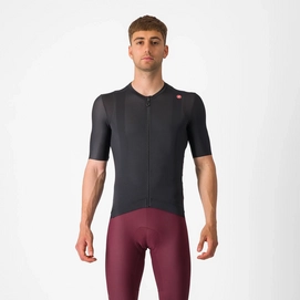 Fahrradshirt Castelli Espresso Jersey Herren Light Black/Dark Gray