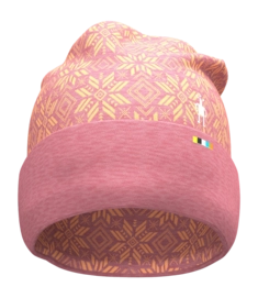 Mütze Smartwool Thermal Merino Reversible Cuffed Everyday Unisex Garden Pink Digi Snow