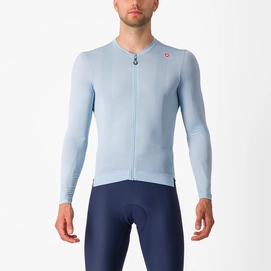 Maillot de Vélo Castelli Men Espresso Ls Jersey Winter Sky/Belgian Blue