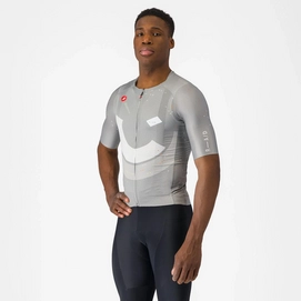 Fahrradshirt Castelli R-A/D Jersey Herren Multicolor Gray