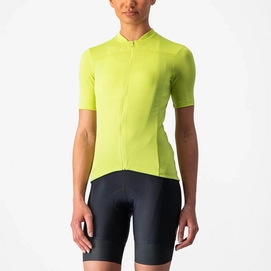 Fietsshirt Castelli Women Anima 4 Jersey Bright Lime