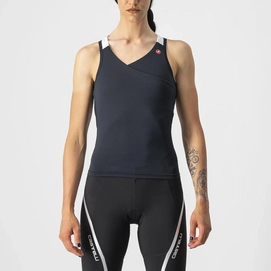 Maillot de Vélo Castelli Women Solaris Top Light Black/White