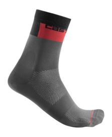 Chaussettes de Cyclisme Castelli Unisexe Blocco 15 Sock Dark Grey