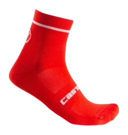 Fietssok Castelli Unisex Entrata 9 Sock Red