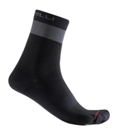 Castelli Unisexe Prologo Lite 15 Sock Black/Dark Gray