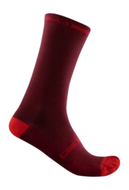 Chaussettes de Vélo Castelli Unisexe Superleggera T 18 Sock Bordeaux