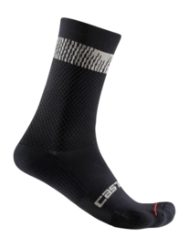 Fietssok Castelli Unisex Unlimited 18 Sock Black/Silver Moon