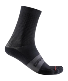 Chaussette de Vélo Castelli Femme Espresso 12 Sock Black