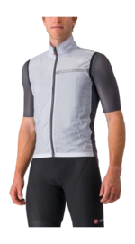 Fietsvest Castelli Men Squadra Stretch Vest Silver Gray/Dark Gray