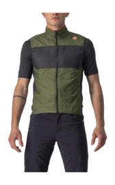 Fahrradweste Castelli Unlimited Puffy Vest Light Herren Military Gray/Dark Gray