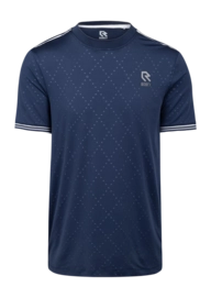 Tennisshirt Robey Cross T-Shirt Round Neck Kinder Match Navy