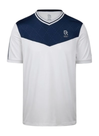 Tennisshirt Robey Kids Kick V-Neck T-Shirt Racket White