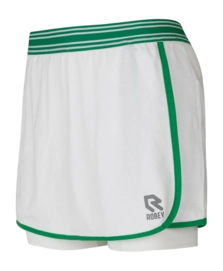 Tennis Skirt Robey Women Deuce Wrap Skirt White/Green