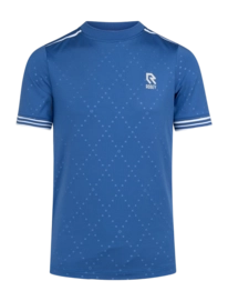 T-Shirt de Tennis Robey Homme Cross T-Shirt Round Neck Winner Blue